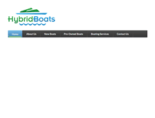 Tablet Screenshot of hybridboats.co.nz